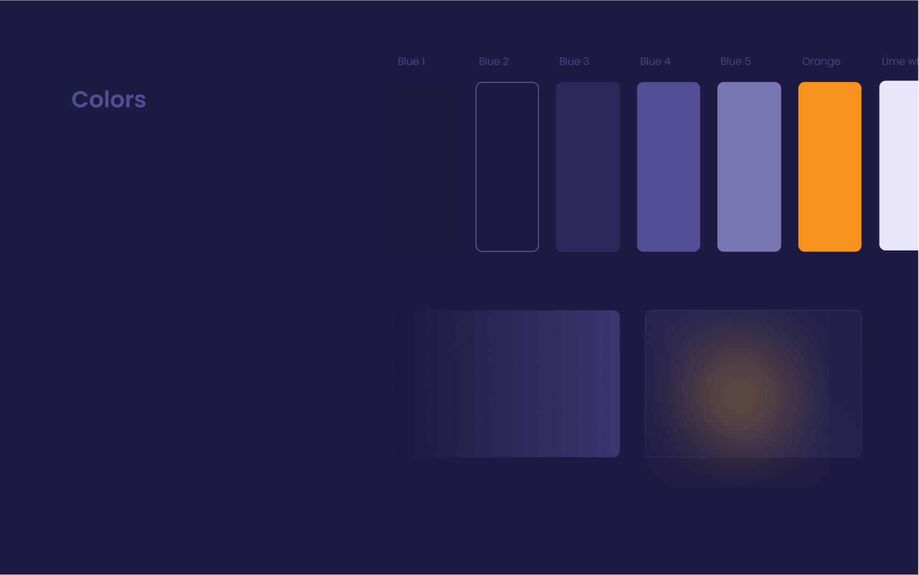 Web 3.0 Social Media app | Tokenora - Colors | dizayn.io Creative studio